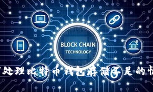 如何处理比特币钱包存储不足的情况？